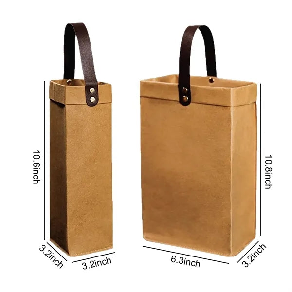Linen Wine Tote