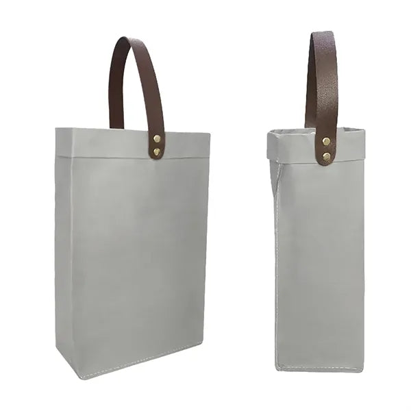 Linen Wine Tote