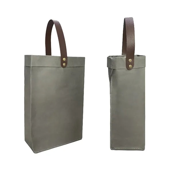Linen Wine Tote