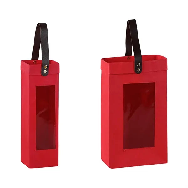Linen Wine Tote