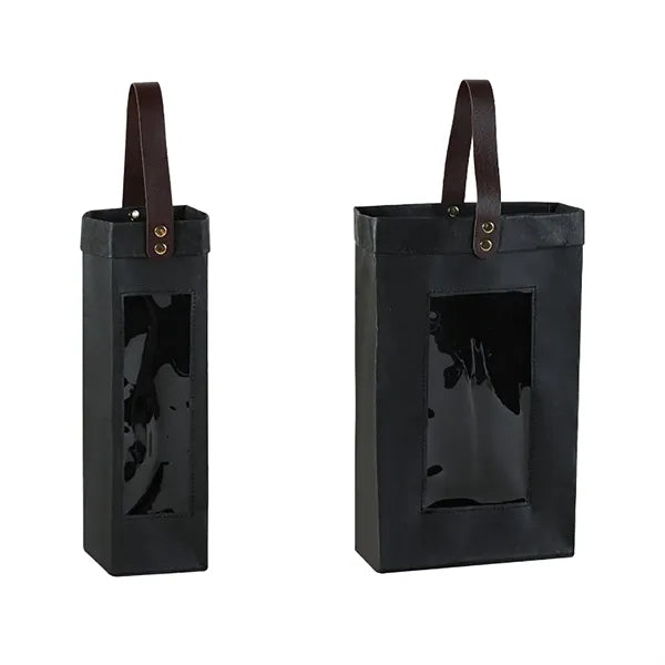 Linen Wine Tote