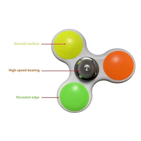 Logo Fidget Spinner Ballpoint Stress Relief Toy Pen