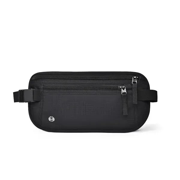Anti Theft Nylon Waist Bag With Multiple Pockets