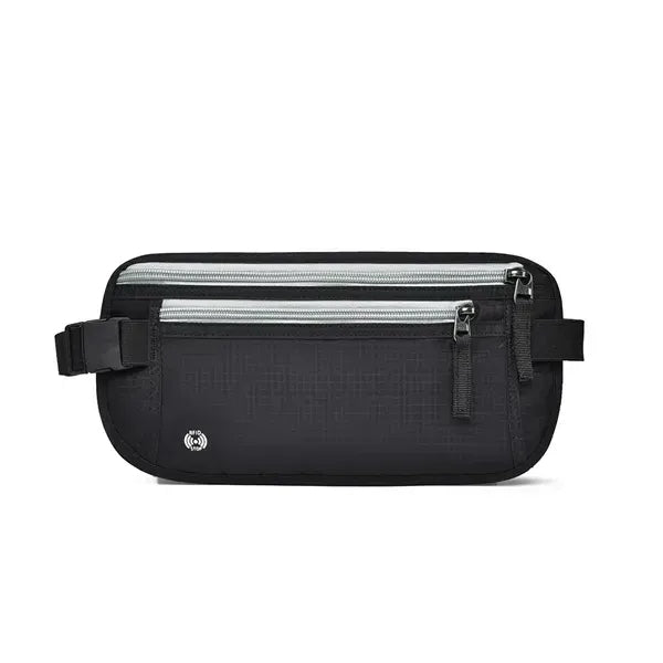 Anti Theft Nylon Waist Bag With Multiple Pockets