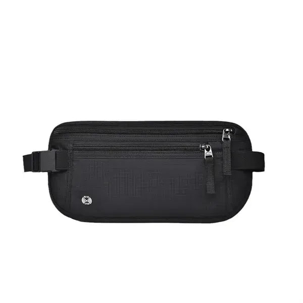 Anti Theft Nylon Waist Bag With Multiple Pockets