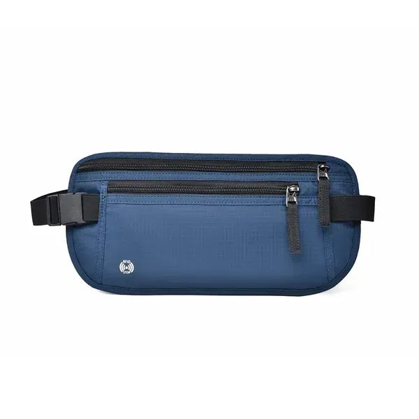 Anti Theft Nylon Waist Bag With Multiple Pockets