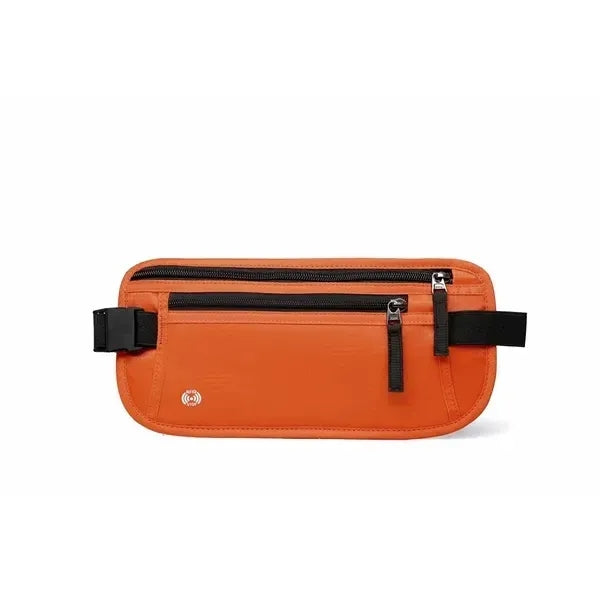 Anti Theft Nylon Waist Bag With Multiple Pockets