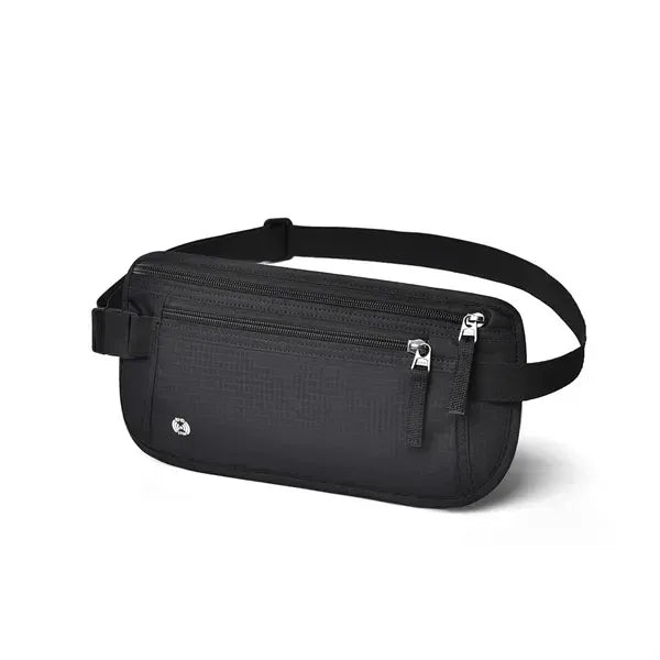 Anti Theft Nylon Waist Bag With Multiple Pockets
