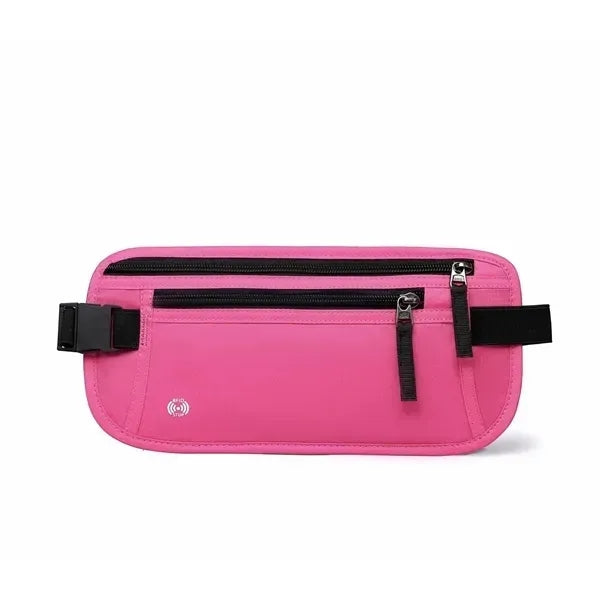 Anti Theft Nylon Waist Bag With Multiple Pockets
