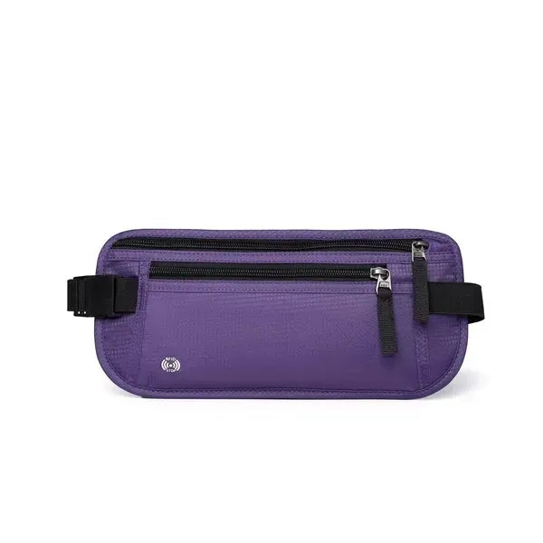 Anti Theft Nylon Waist Bag With Multiple Pockets
