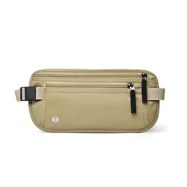 Anti Theft Nylon Waist Bag With Multiple Pockets