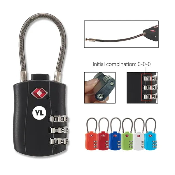 Secure & Lightweight TSA Combination Lock