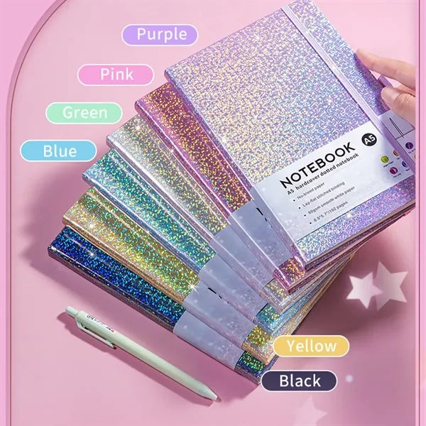 Starry Strap-on Notebook with Pen