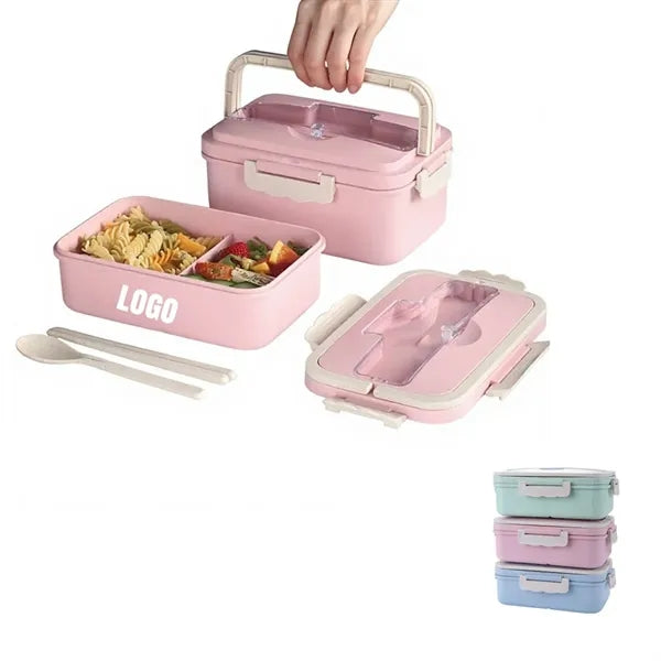 Portable Wheat Straw Lunch Box