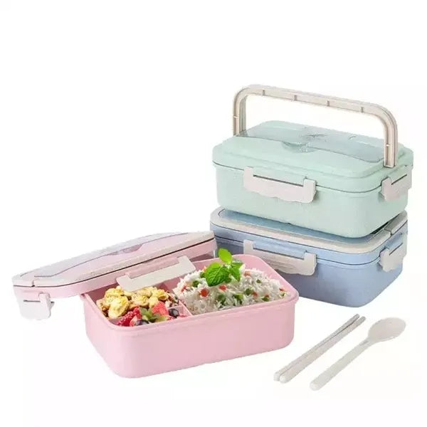 Portable Wheat Straw Lunch Box