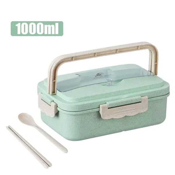 Portable Wheat Straw Lunch Box