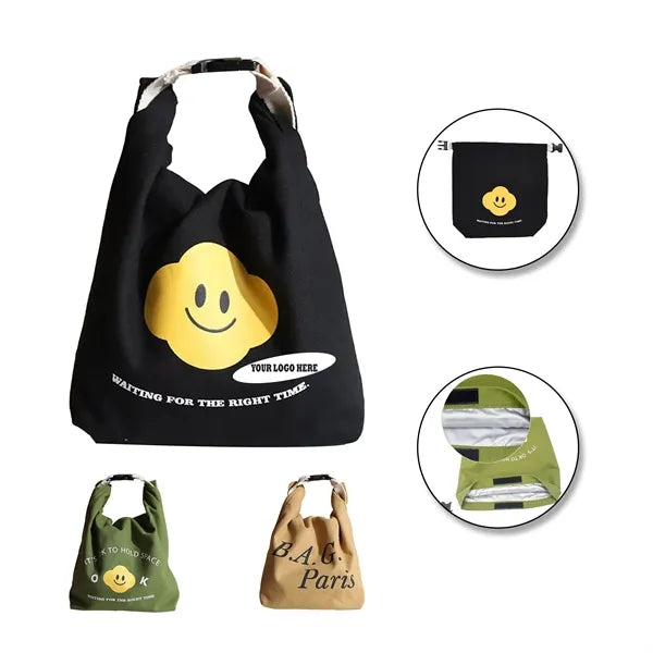 Smiley Insulated Lunch Bag