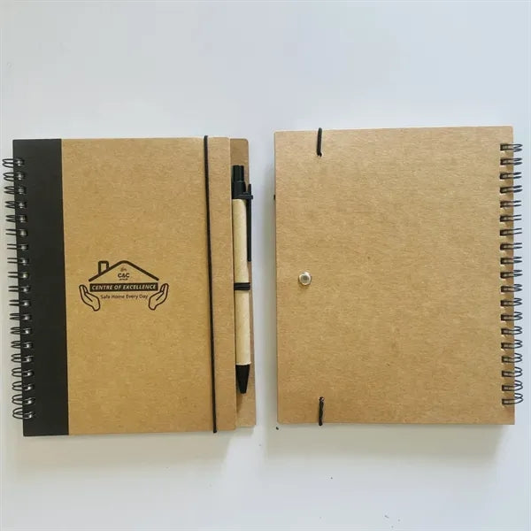 Spiral-Bound Notebook with Pen