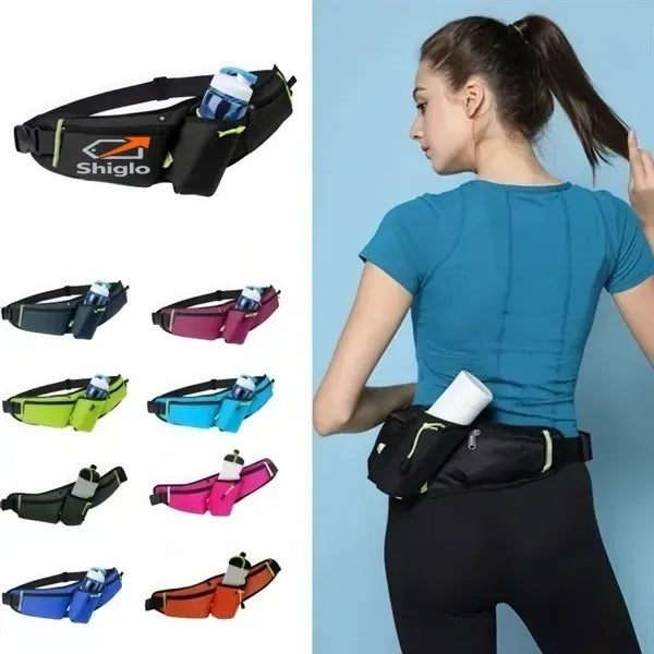 Running Waist Pack With Bottle Holder