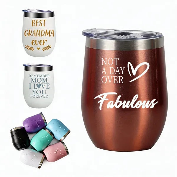 12oz 304 Stainless Steel Vacuum Insulated Eggshell W/Tumbler