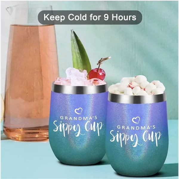 12oz 304 Stainless Steel Vacuum Insulated Eggshell W/Tumbler