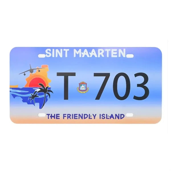 Premium Full Color Aluminum License Plate
