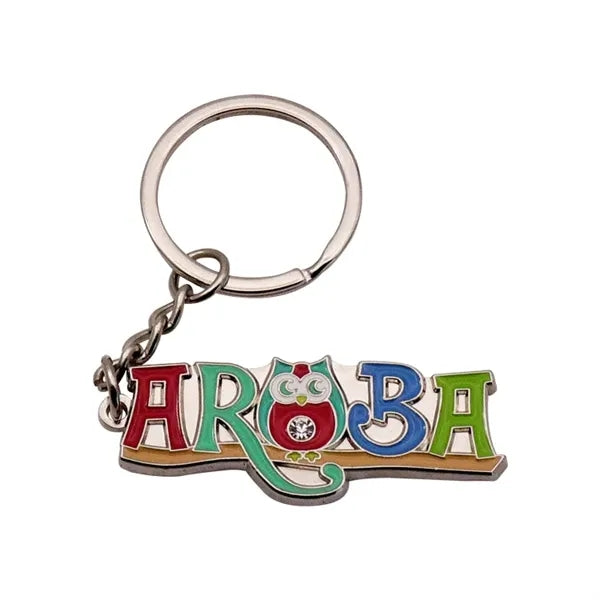 School sports equipment basketball metal keychain