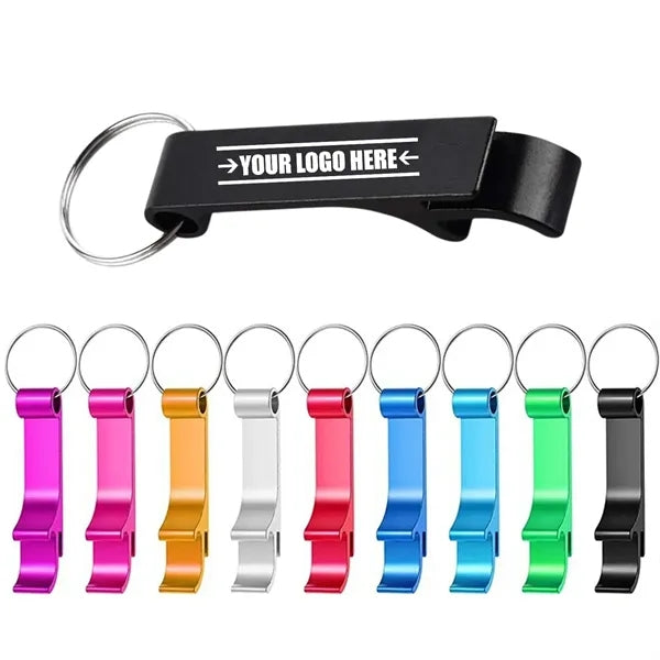 Colorful Beer Bottle Openers Premium Metal Keychain