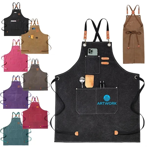 Durable Canvas Cross Back Chef Apron