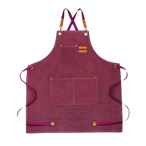 Durable Canvas Cross Back Chef Apron