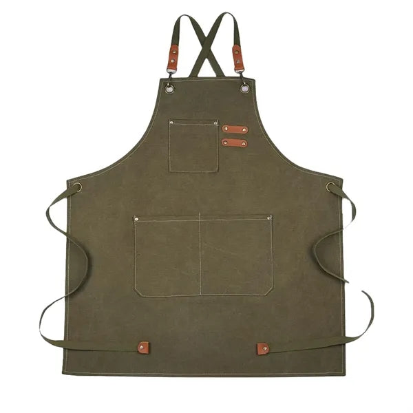 Durable Canvas Cross Back Chef Apron