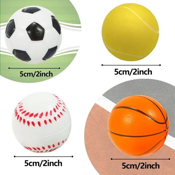 Mini Football Stress Balls for Kids Small Foam for Toddlers