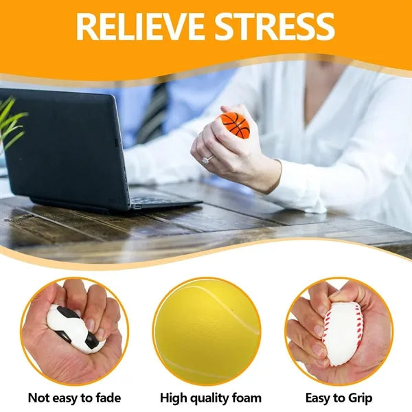 Mini Football Stress Balls for Kids Small Foam for Toddlers