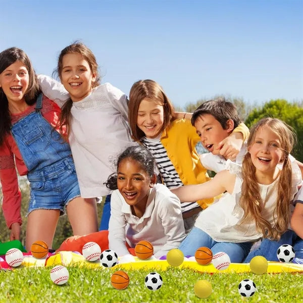 Mini Football Stress Balls for Kids Small Foam for Toddlers