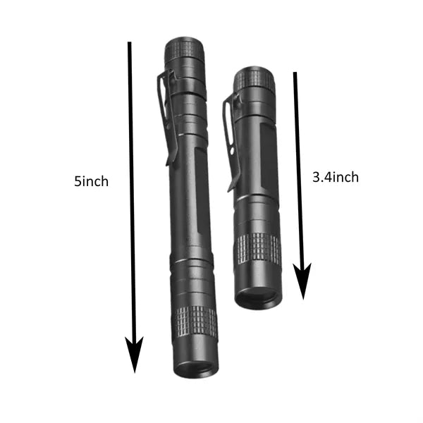 UV Black Flashlight 365nm Mini Pen Light with Clip