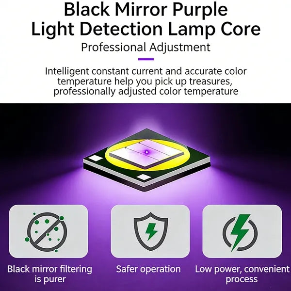 UV Black Flashlight 365nm Mini Pen Light with Clip