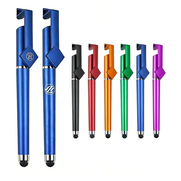 Multifunctional Touchscreen Pen with Phone Stand Custom Logo