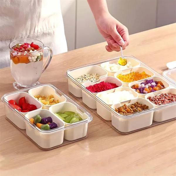 Portable Snackle Box Container Serving Tray For Travel Party