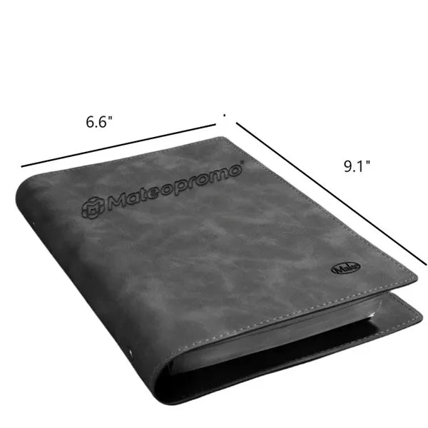 Logo Soft PU Leather Loose Leaf Notebook Binder