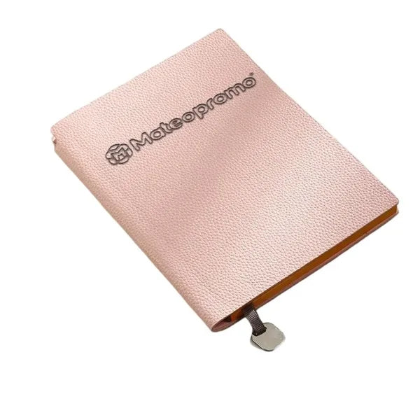 Logo Litchi Texture Faux Leather A5 Business Notebook