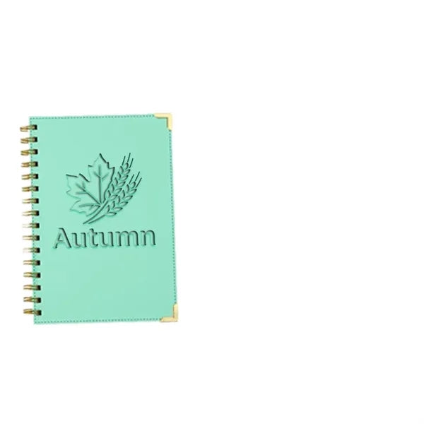 Logo Faux Leather Business Gift Notebook