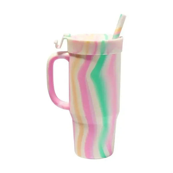 Silipint Humbler Straw Tumbler With Handle 32oz
