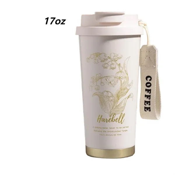 Logo 17 oz Stainless Steel Vacuum Insulated Travel Mu