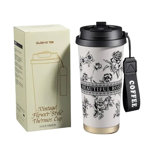 Logo 17 oz Stainless Steel Vacuum Insulated Travel Mu