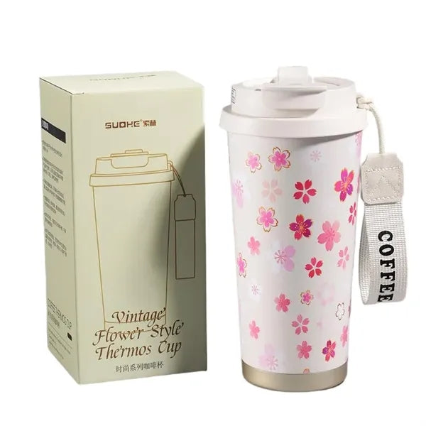 Logo 17 oz Stainless Steel Vacuum Insulated Travel Mu