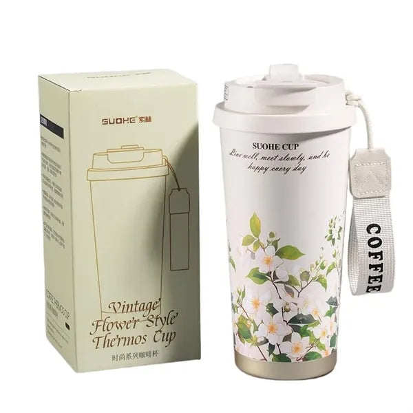 Logo 17 oz Stainless Steel Vacuum Insulated Travel Mu