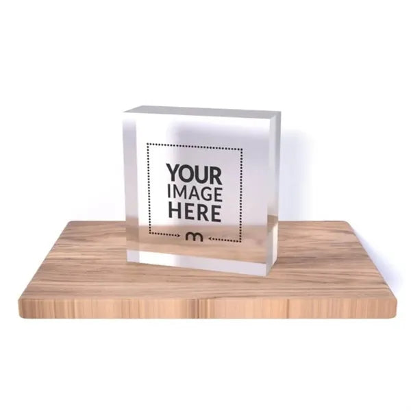 Display Award Decor Freestanding Lucite Acrylic Block