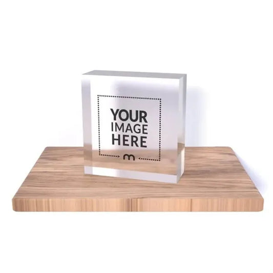 Display Award Decor Freestanding Lucite Acrylic Block