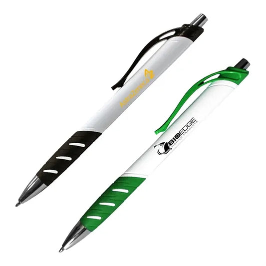 White Allure Grip Pen
