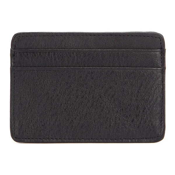 Vintage Oil-Waxed Leather Slim Card Holder Wallet